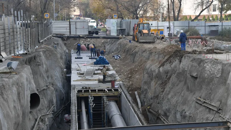 Алматының Наурызбай ауданында биыл 100 шақырымдай инженерлік желі салынады