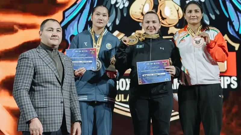 Казахстанские боксеры выиграли общекомандный медальный зачет на ЧА-2026