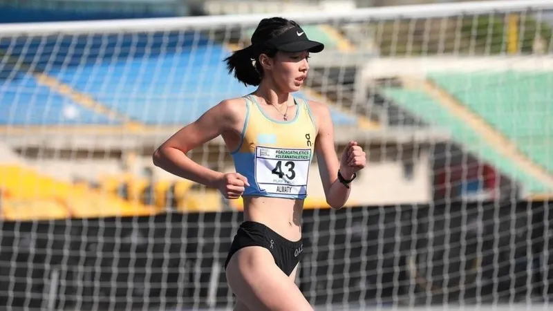 Жеңіл атлет Ясмина Тоқсанбаева Жапониядағы Азия чемпионатында екінші орын алды