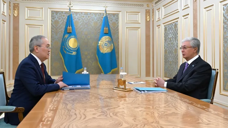 Қасым-Жомарт Тоқаев ҚМА төрағасын қабылдады