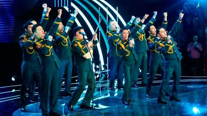 Гвардейцы Казахстана с хитом группы Linkin Park поразили звезд российского шоу-бизнеса