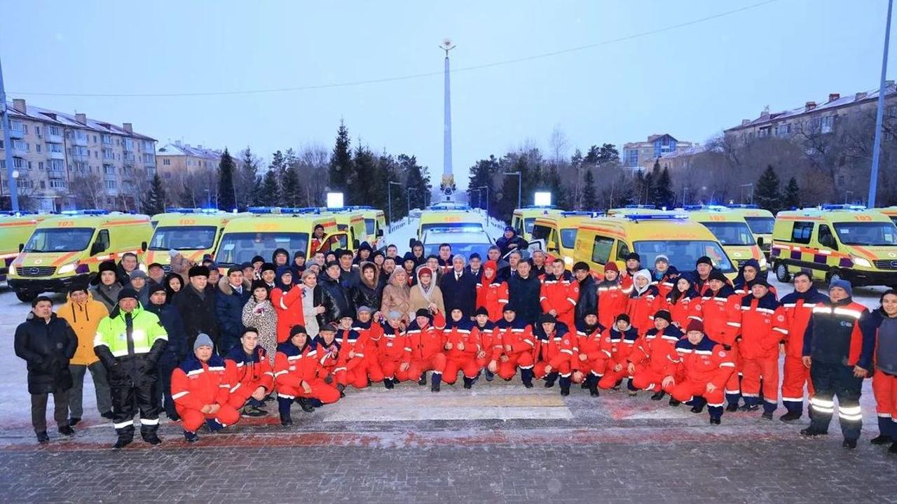 115 новых машин получила служба скорой помощи Карагандинской области