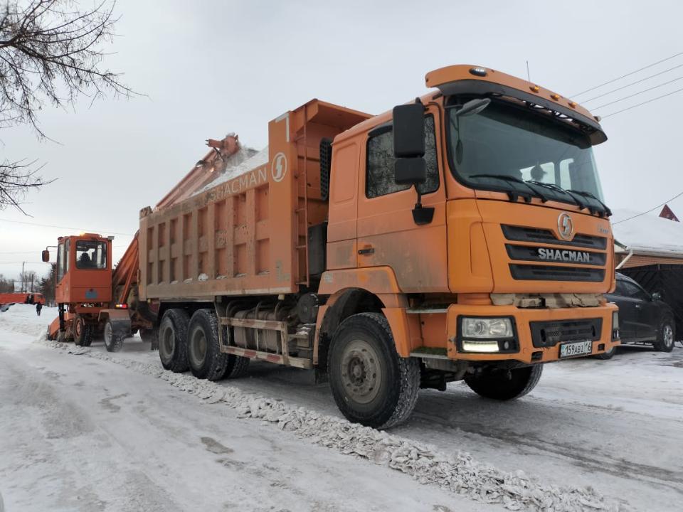 Астанадан қыс мезгілі басталғалы бері 2,8 млн текше метрге жуық қар шығарылды
