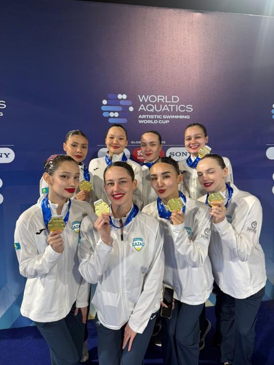 Елордалық спортшылар әртістік жүзуден Әлем кубогының кезеңінде бірнеше медаль жеңіп алды