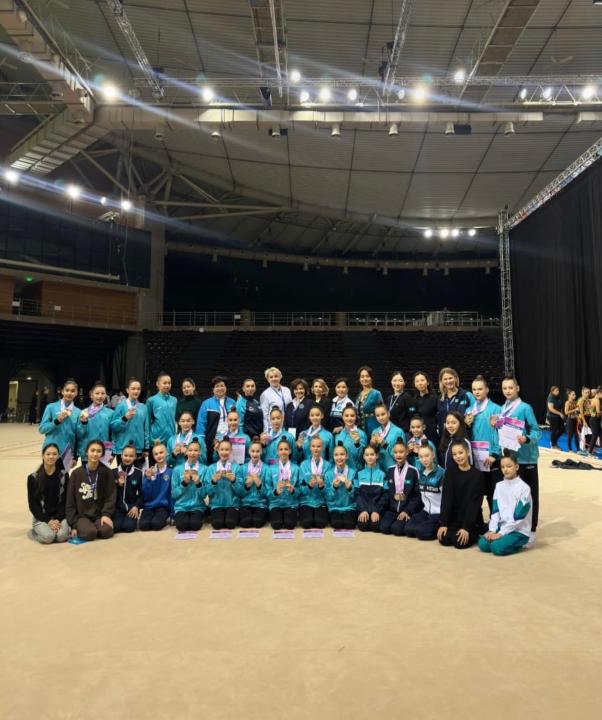 Турнир по художественной гимнастике «Aphrodite Cup»: столичные спортсмены стали лучшими в Афинах