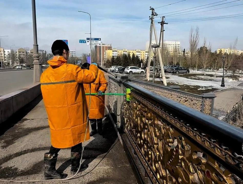 Генеральная уборка проводится в Астане