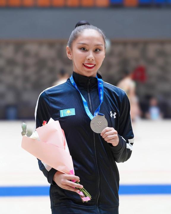 Астаналық спортшы көркем гимнастикадан Азия чемпионатының күміс жүлдегері атанды
