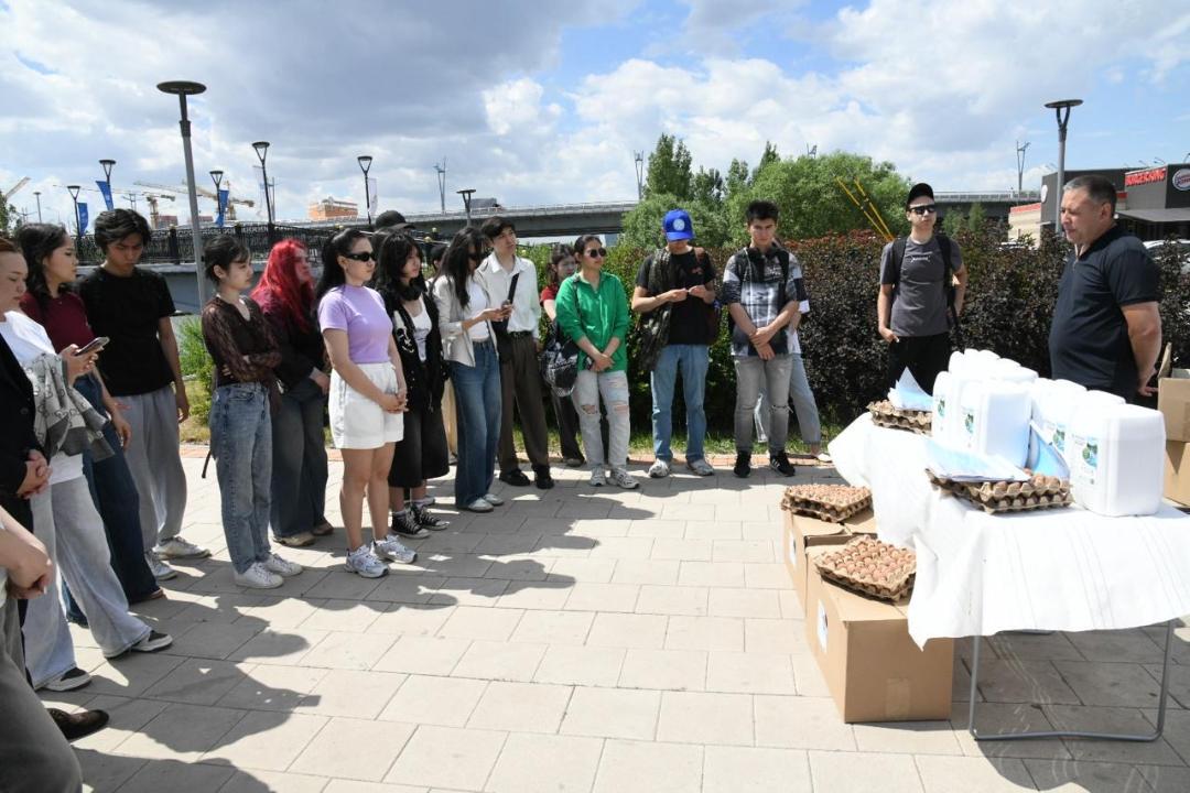 Елордада Ақбұлақ өзенін тазарту жұмысы жүріп жатыр