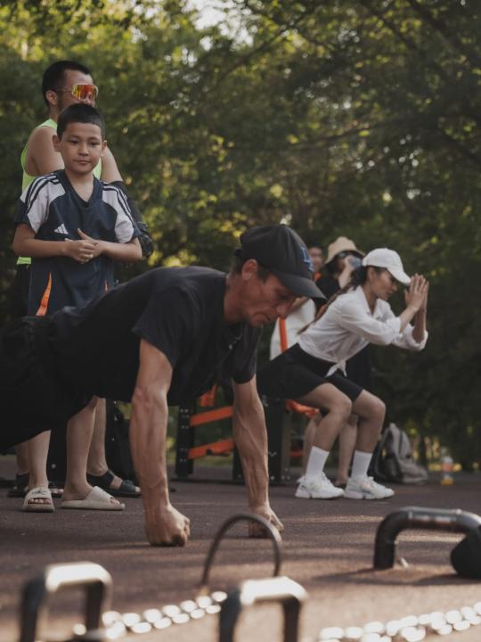 Ашық аспан астындағы жаттығулар: Астанада Workout City жобасы іске қосылды