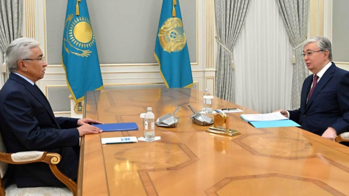 Тоқаев Тасмағамбетовпен кездесті